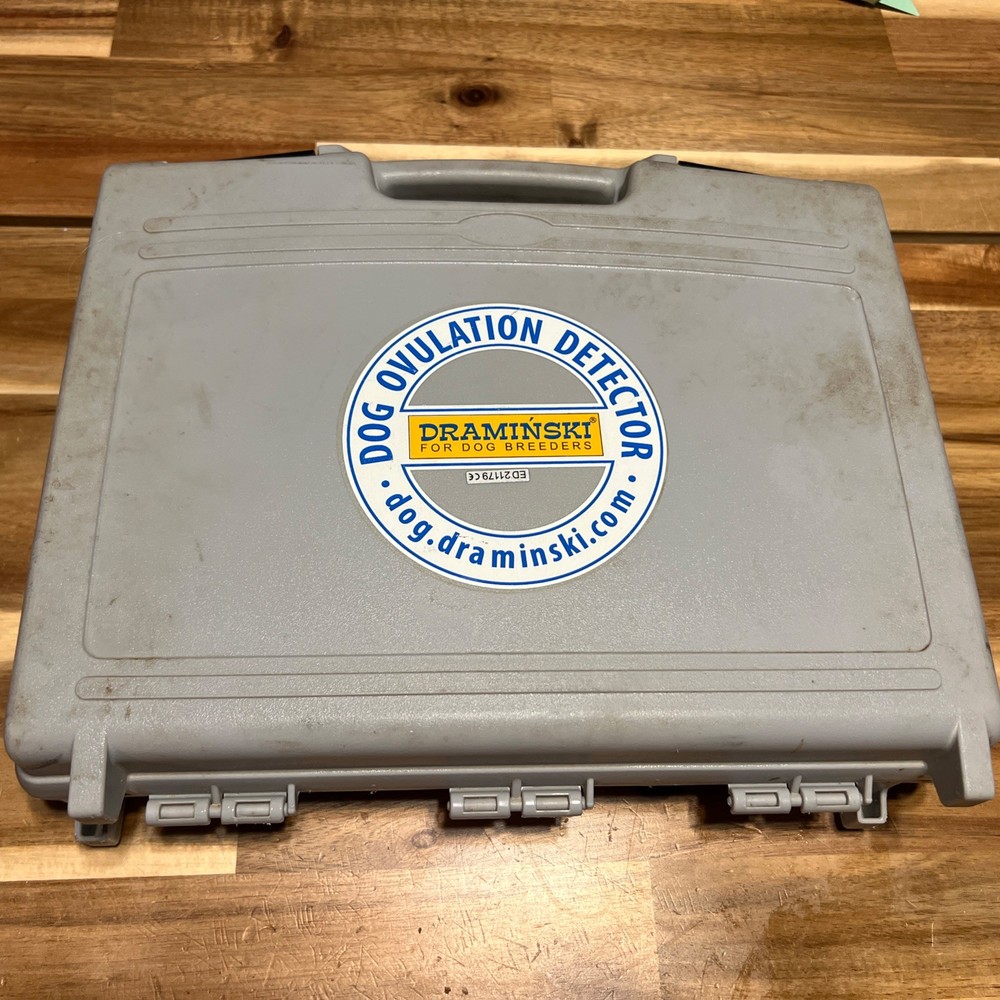 Draminski Dog Ovulation Detector ED21179 W/ Case, Manual, Data Sheet