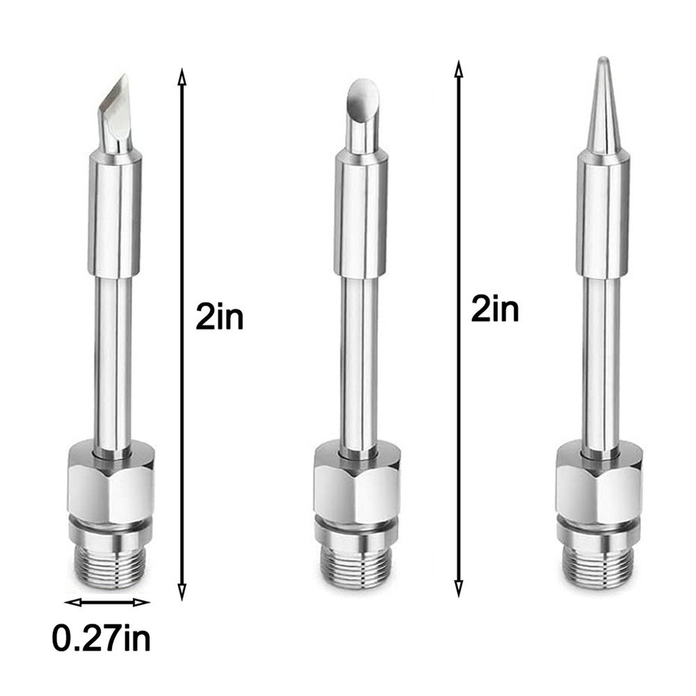 Easy To Use 510 Interface Soldering Tips 3PCS Soldering Iron Tips M7 Thread Size