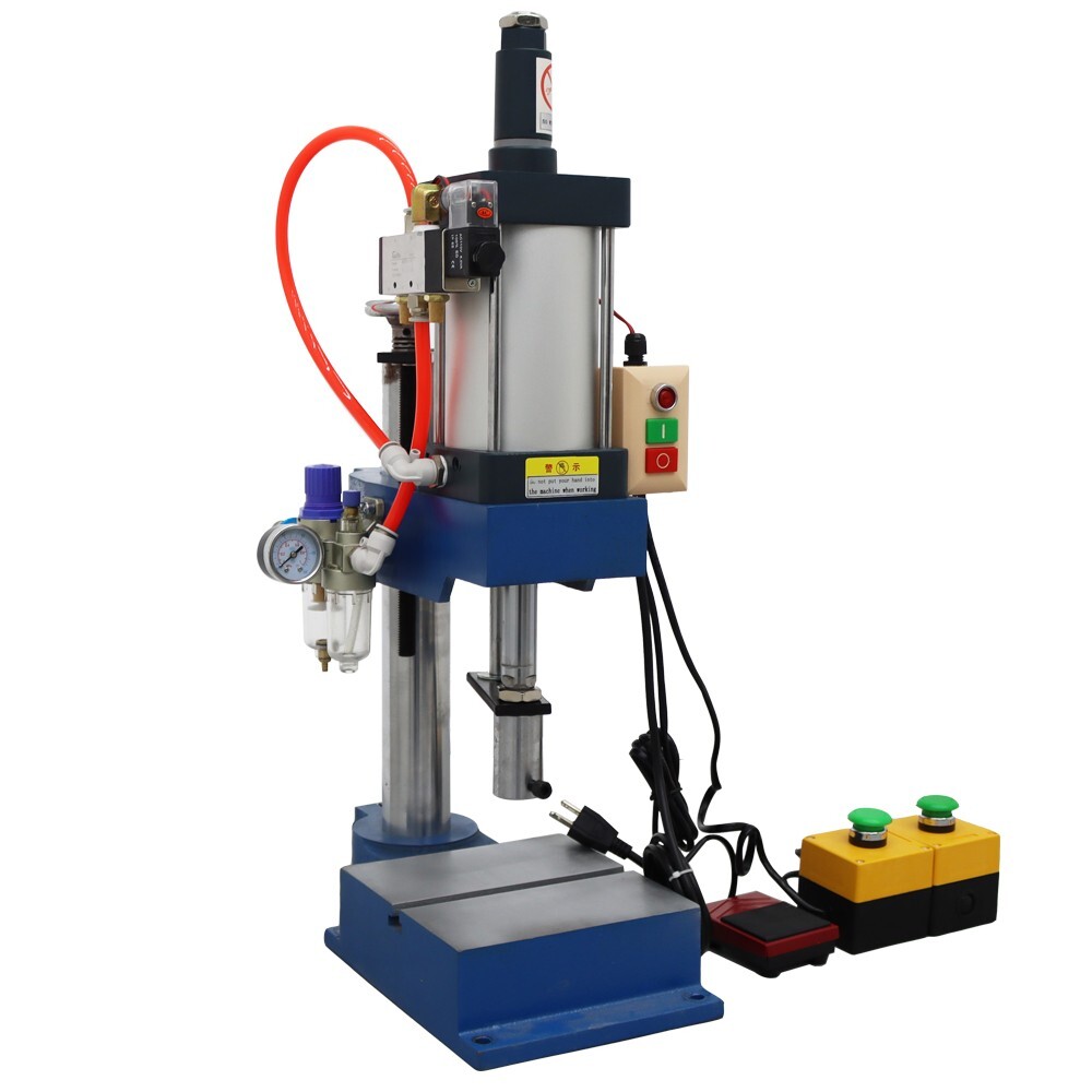 1100Lb/500kg Pneumatic Punch Machine Foot Switch No Display Controller 110V