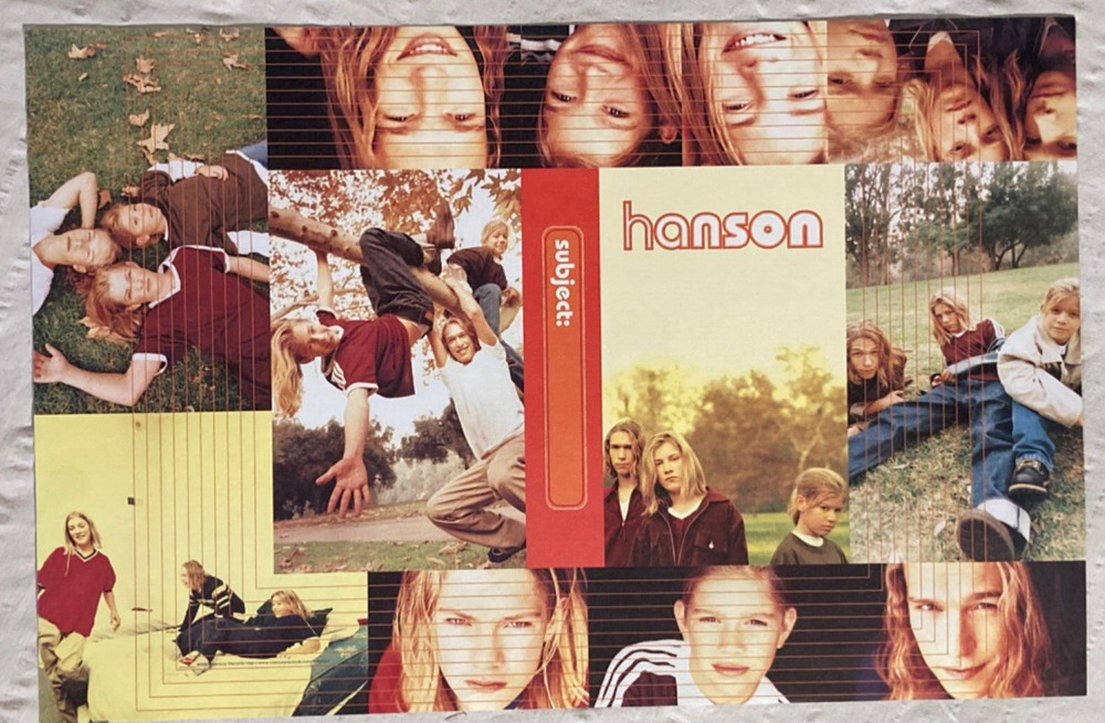 Hanson 1992 Book Cover Mini Poster Matte