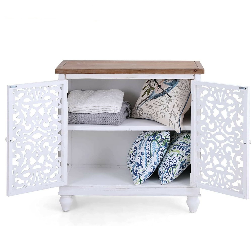 Buffet Sideboard Accent Cabinet with Storage Kitchen Bar Cupboard Table 2 Doors