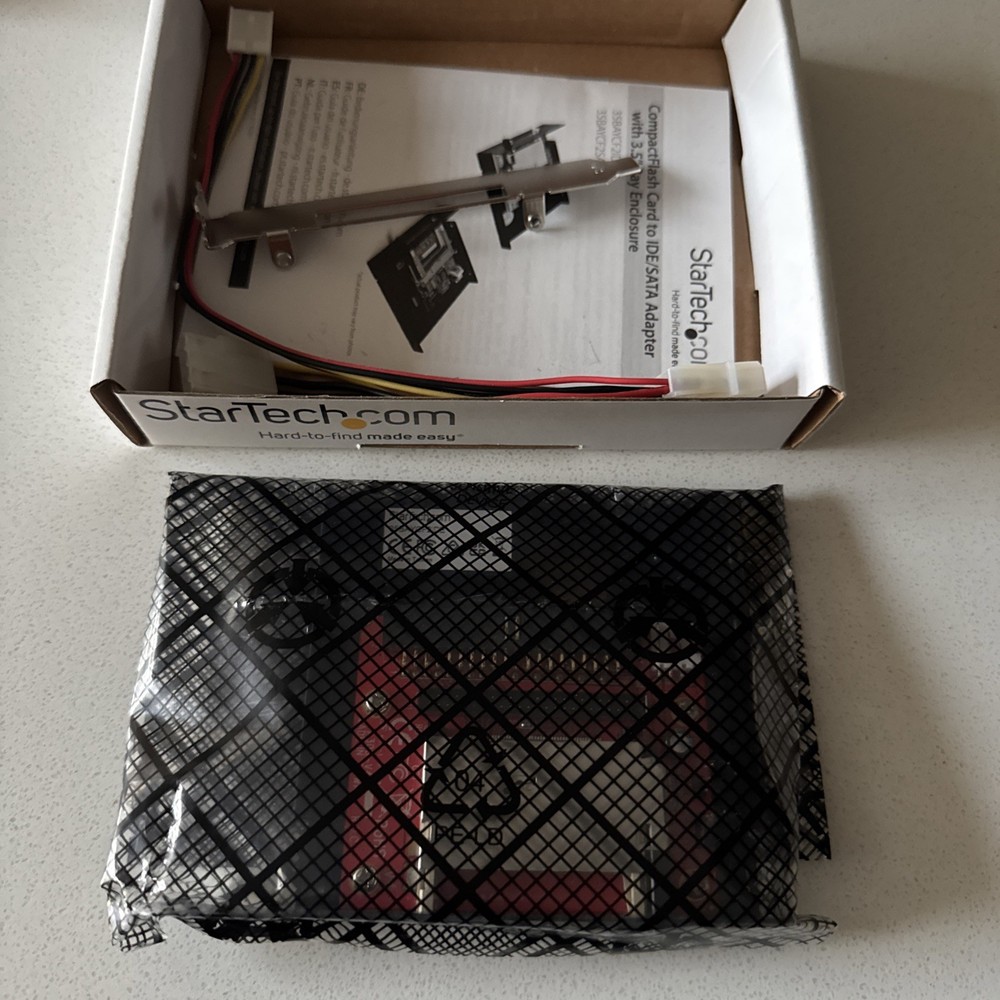 StarTech 3.5in Drive Bay IDE to Single CF SSD Adapter Card Reader
