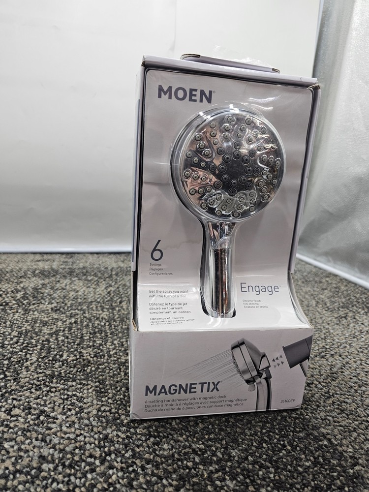 Moen 26100EP Engage Magnetix Six-Function Handheld Shower Head