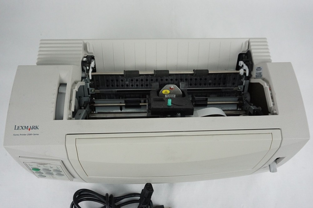 Lexmark 2580-500 2500+ Dot Matrix Forms Printer Without Top Cover