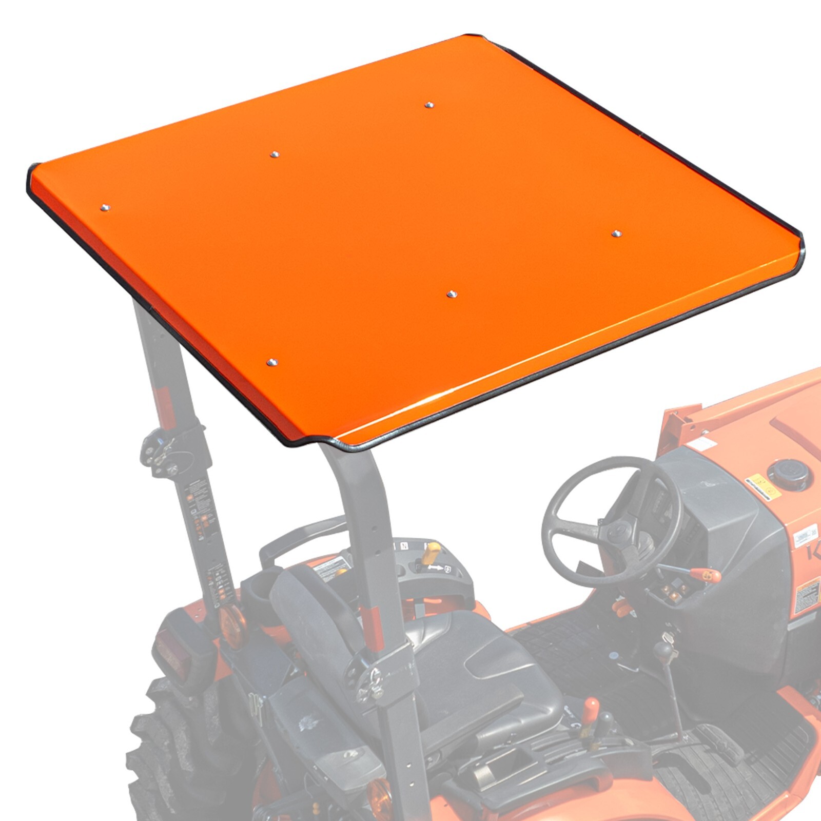 KUBOTA TRACTOR CANOPY-ORANGE