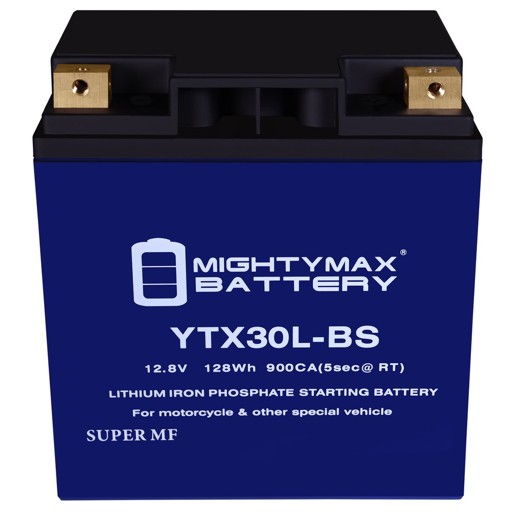 Mighty Max YTX30L-BS Lithium Battery compatible with Harley-Davidson Powersport