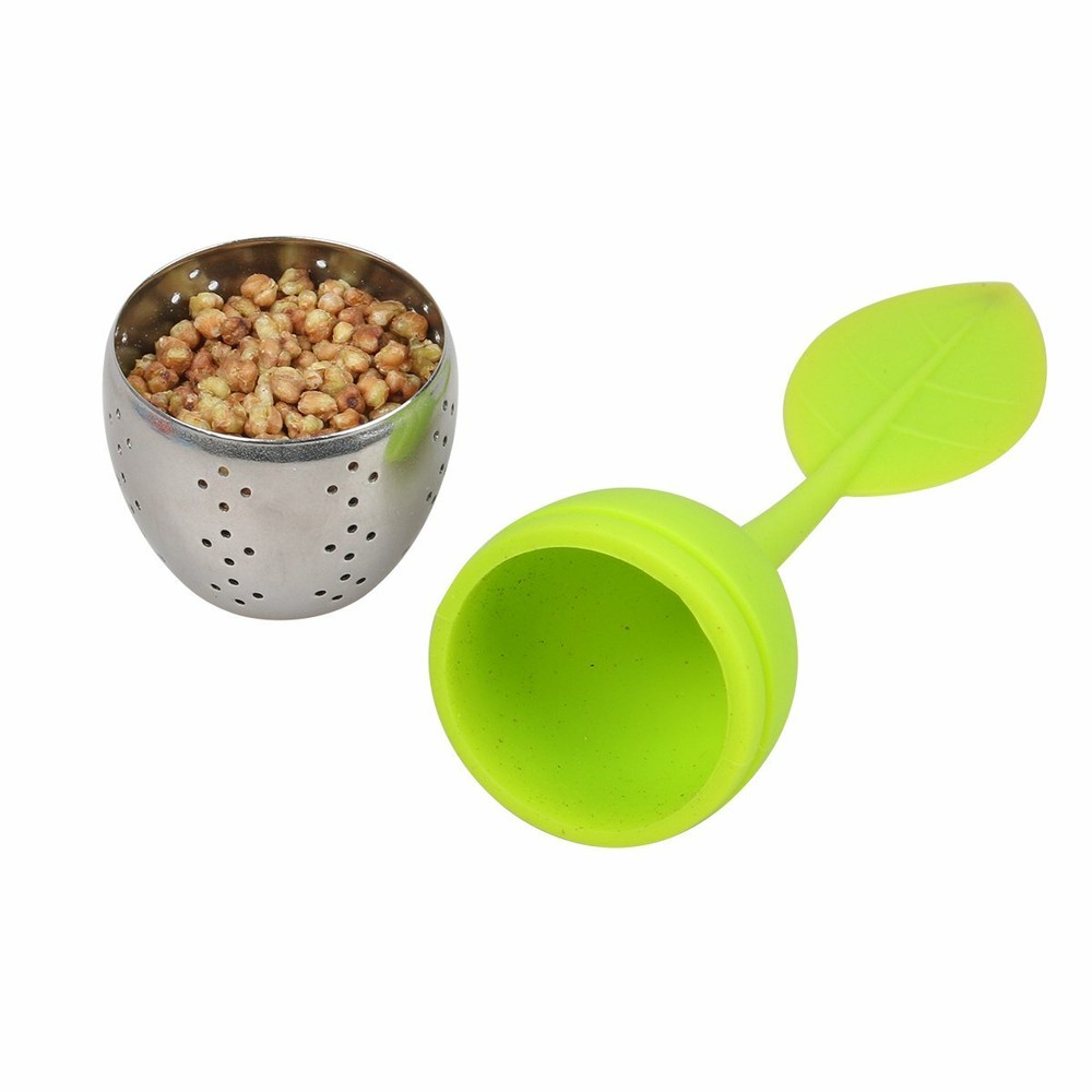 Silicone Tea Infuser Loose Leaf Stainless Steel Herbal Spice Filter Diffuser