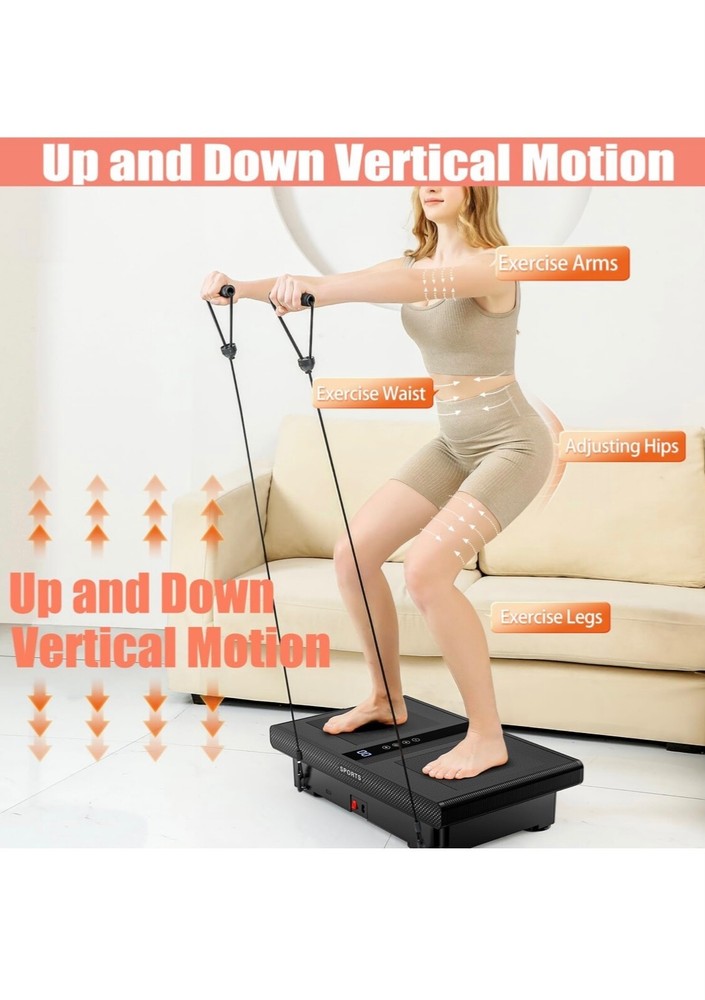 vibration plate exercise machine whole body workout lymphatic drainage machine