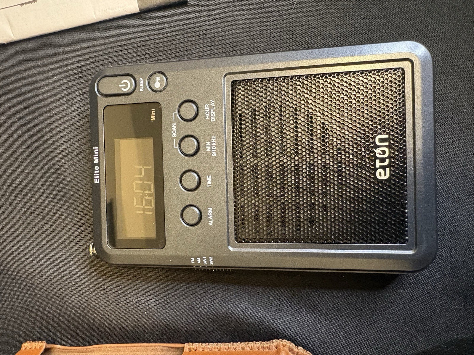 Eton Mini Grundig Edition AM/FM/SW Shortwave Radio W/leather Cover
