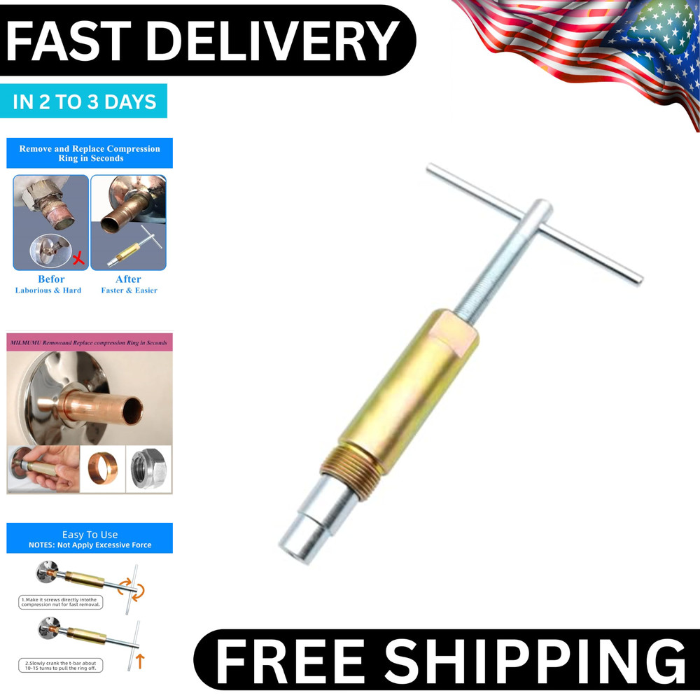 Plumbing Tools Compression Ring Removal Tool for Sleeve Puller Remover 1/2-Inc..