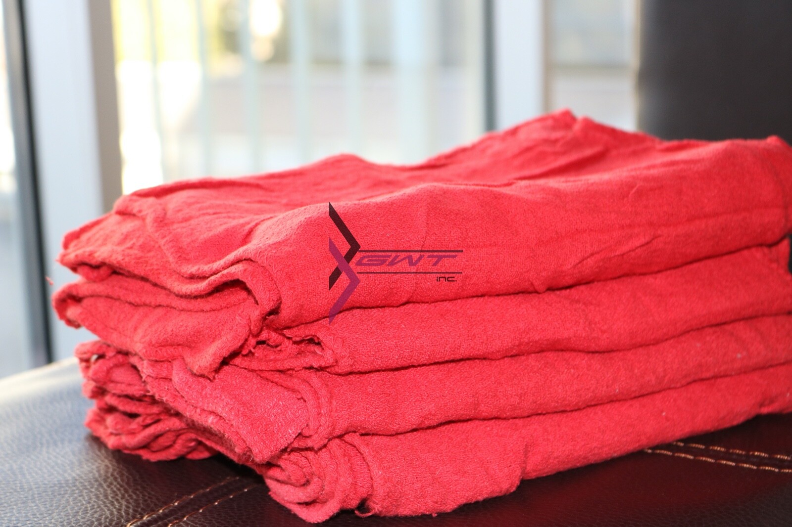 2500 Pieces Red Shop Towels Large 15x14 Cleaning Rags, Fast Free Shipping