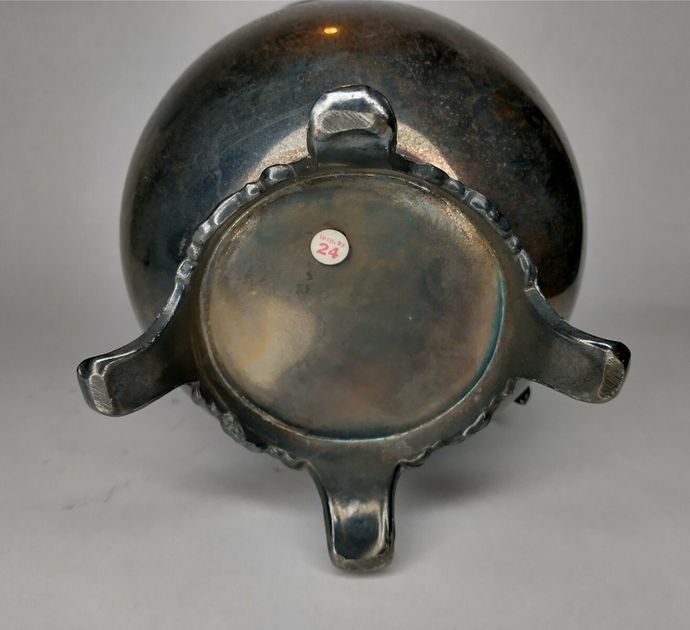 F B Rogers Silver Company Silver Pitcher Handle & Footed