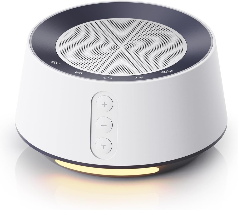 5-Timer White Noise Machine with Night Light - Calm Your Space Effortlessly