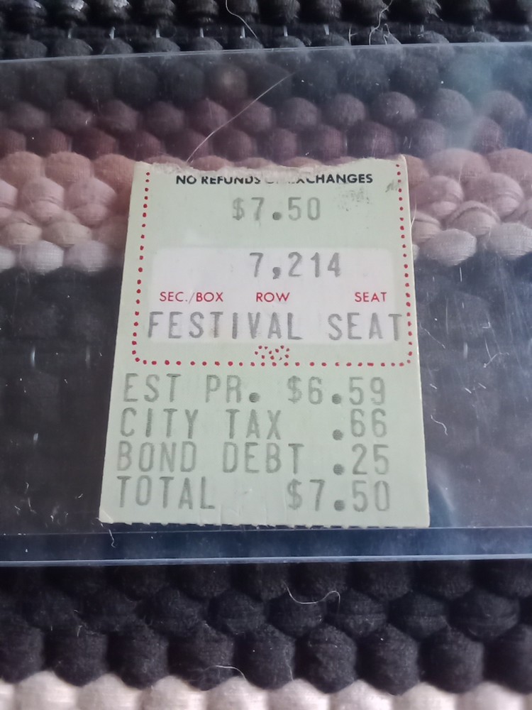 Kiss 💋 Ticket Stub History 🎸 Alive 2 Tour Pittsburgh Pa, 1-13-78, Shock Me,👀