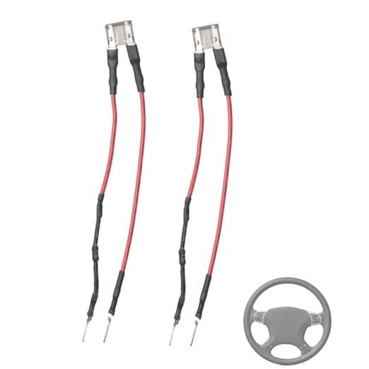 2 pcs Steering Wheel SRS Warning Light Bypass Resistor Kit, Compatible with