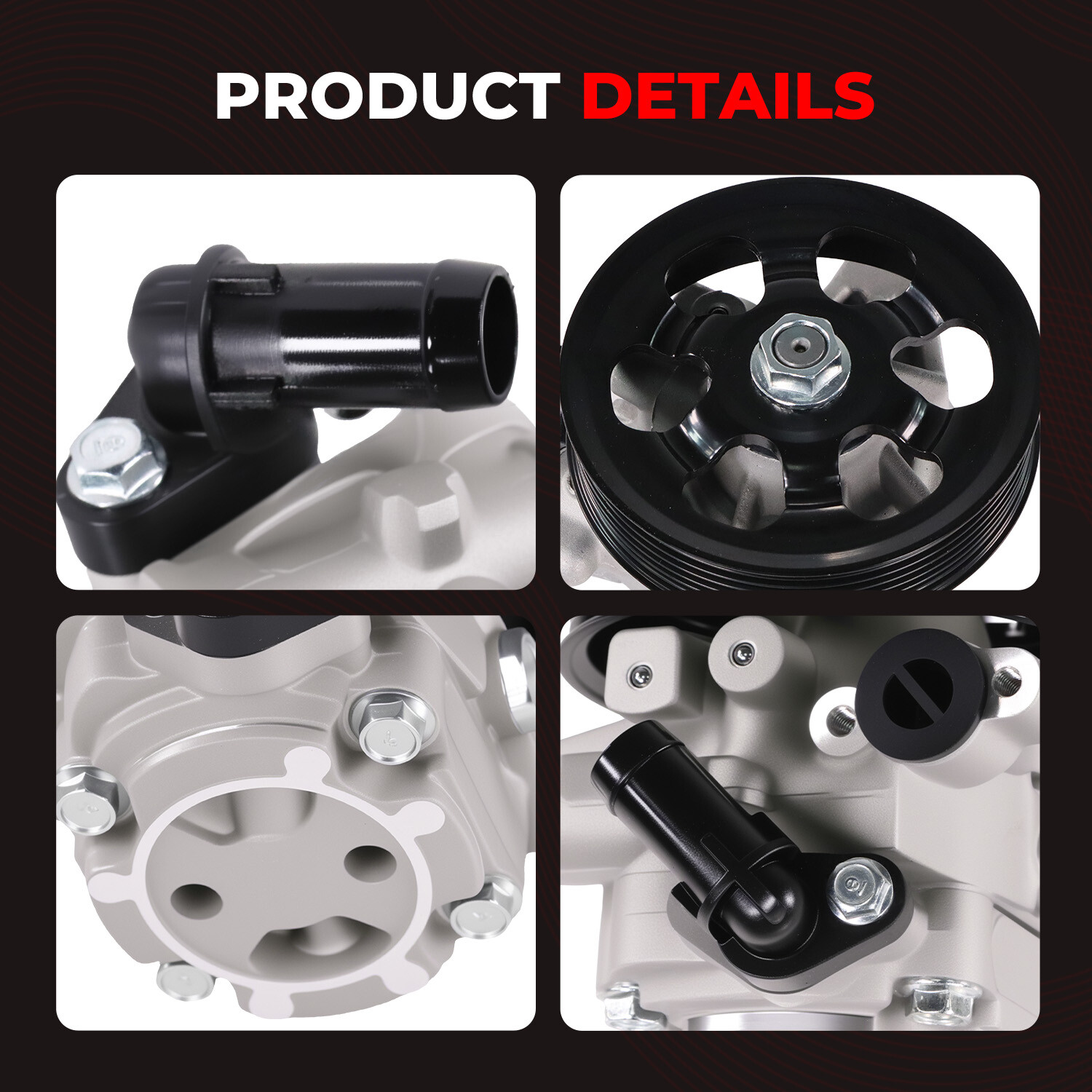 21-5456 Power Steering Pump w/ Pulley for 2006-2011 Honda Civic 1.8L 56110RNAA01