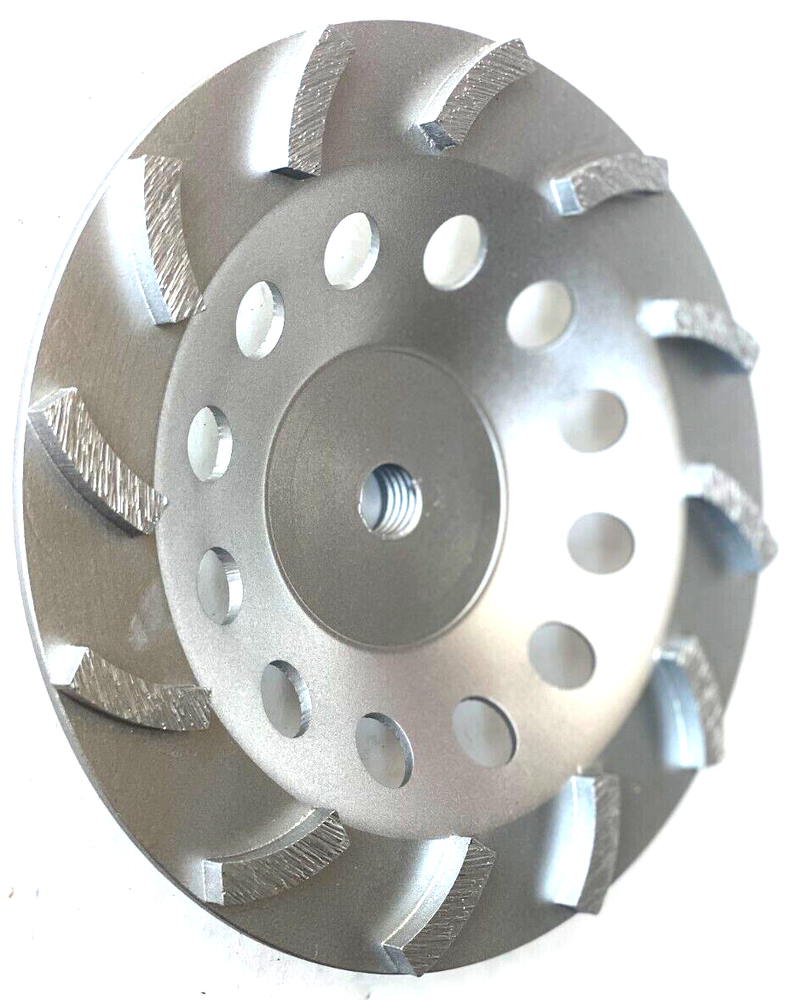 7" Diamond Grinding Wheels Fast Grinding Concrete Masonry 5/8"-11 Thread 3 Pack