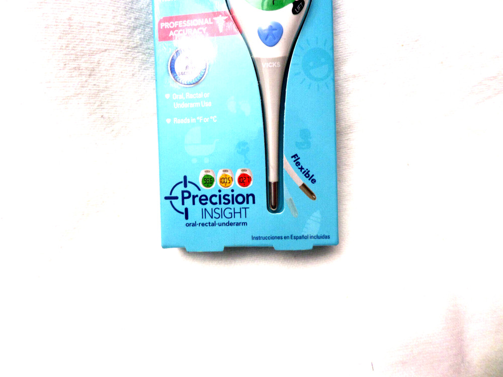(1)Vicks Rapid Read Digital Thermometer Professional Accuracy 2 Seconds Flexible