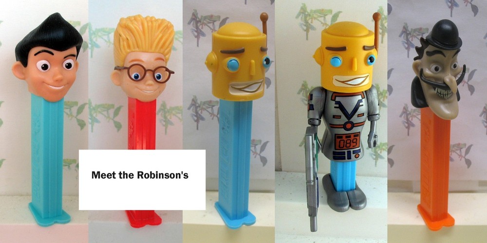 PEZ - Meet the Robinson's Series - Choose Character from Pull Down Menu