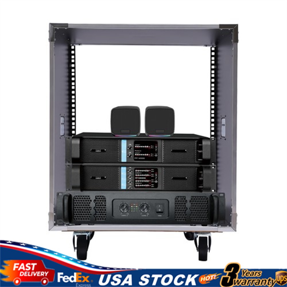 12U Rolling Network Server Data Cabinet Equipment Rack Case Enclosure Rack