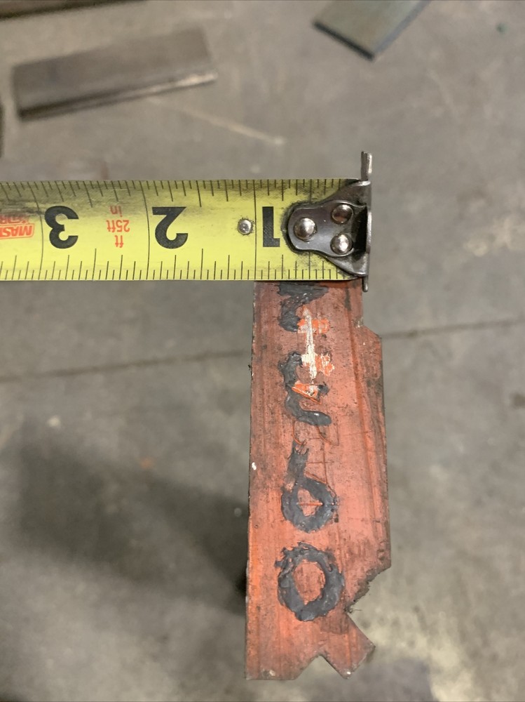24” Bottom Press Brake Die Used Tooling