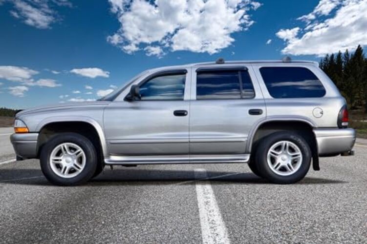 Tape On External Window Visor, Compatible with 1998-2004 Dodge Durango,