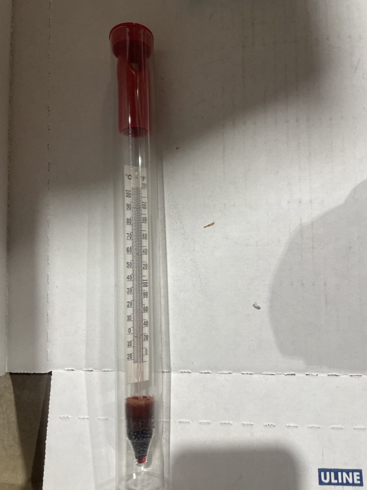 Floating Glass Thermometer item code 290710 - WOLF X-RAY CORP.