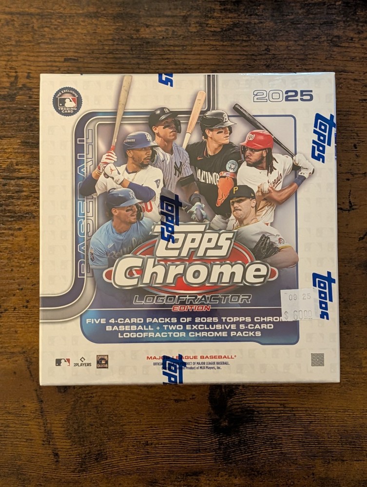 2025 Topps Chrome Logofractor Edition Sealed Box