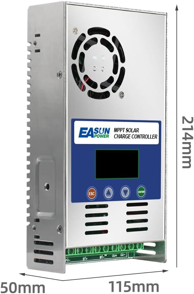 MPPT 60A 80A 100A Solar Charge Controller 12V 24V 36V 48V DC Battery Regulator