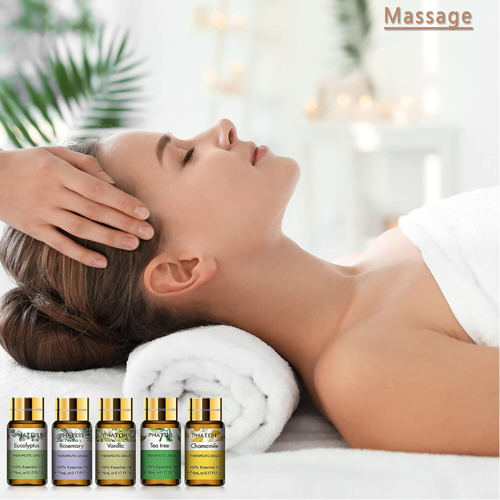 15PCS Essential Oils Gift Set 5ML- Premium Quality Essential Oils for Diffusers