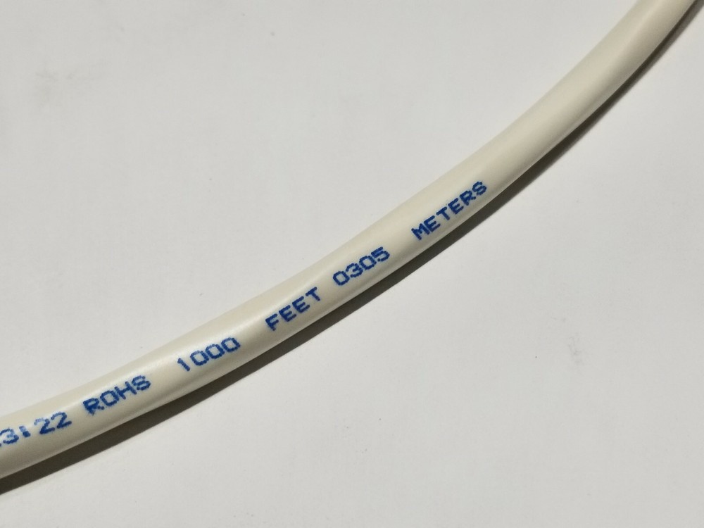 Belden Wire 6302FE 18/4C Shielded Control/Speaker/Audio Cable Plenum White /50ft