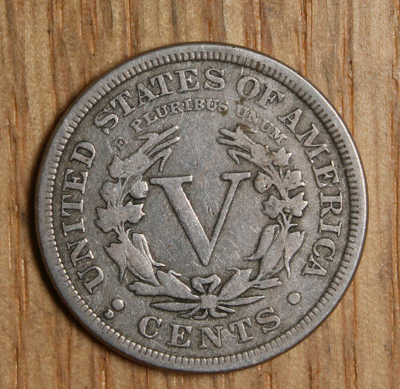 1912 D Liberty "V" Nickel - VG - Very Good
