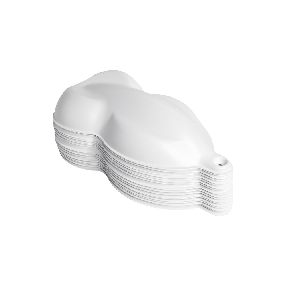 25 Pack Mini Speed Shapes Black / White / Gray - Plastic Paint Model