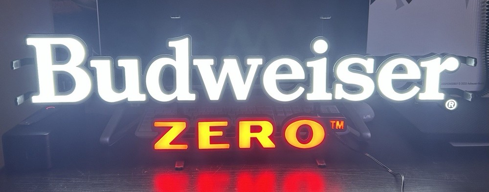 Budweiser Zero LED Neon Light Sign