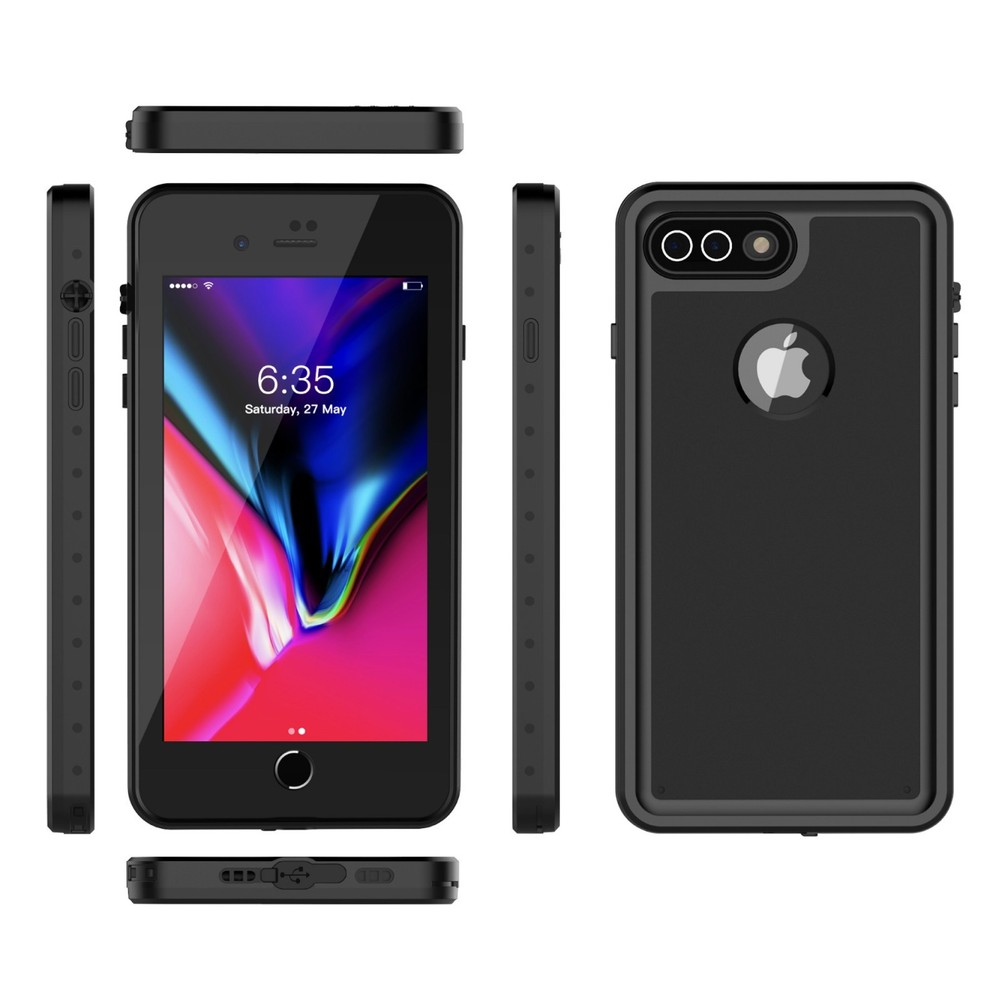 For Apple iPhone 7 / 8 Plus Waterproof Case Shockproof Built-in Screen Protector
