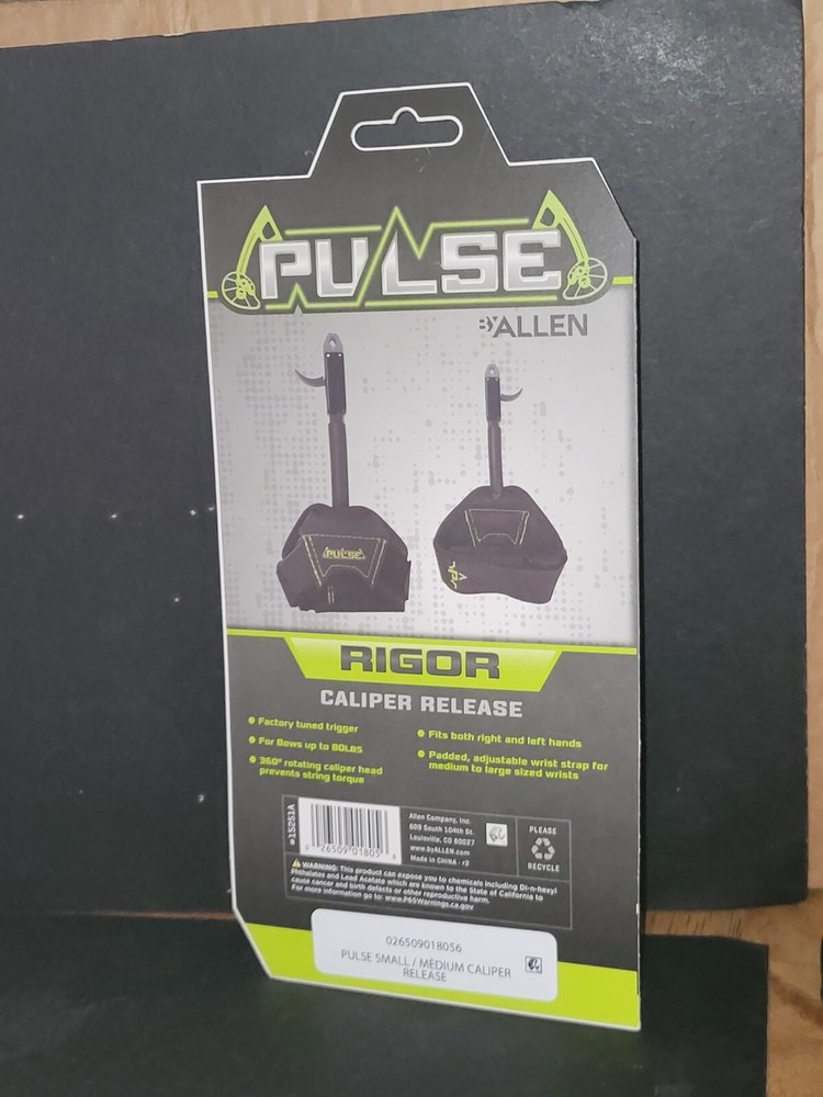 ALLEN PULSE RIGOR CALIPER RELEASE