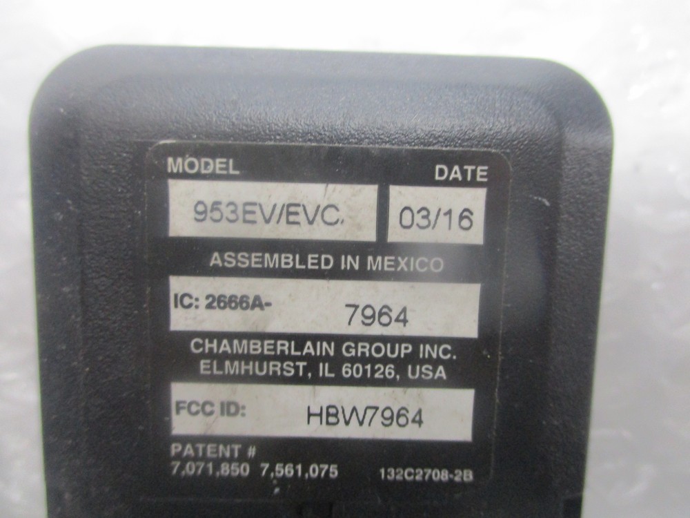CHAMBERLAIN 953EV/EVC DOOR REMOTE NSNP
