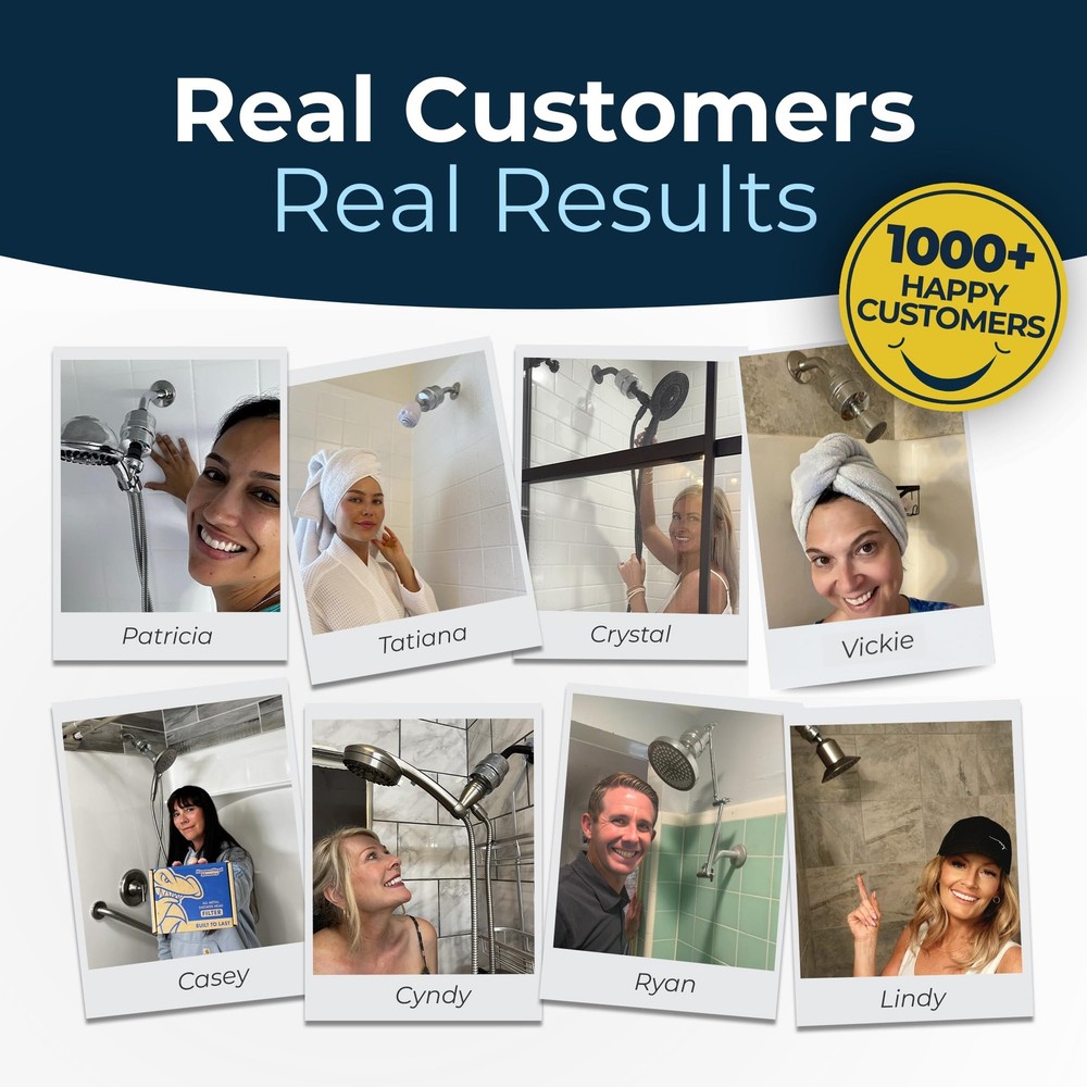 HammerHead Showers® Solid Metal Shower Head Filter – KDF 55 Chrome