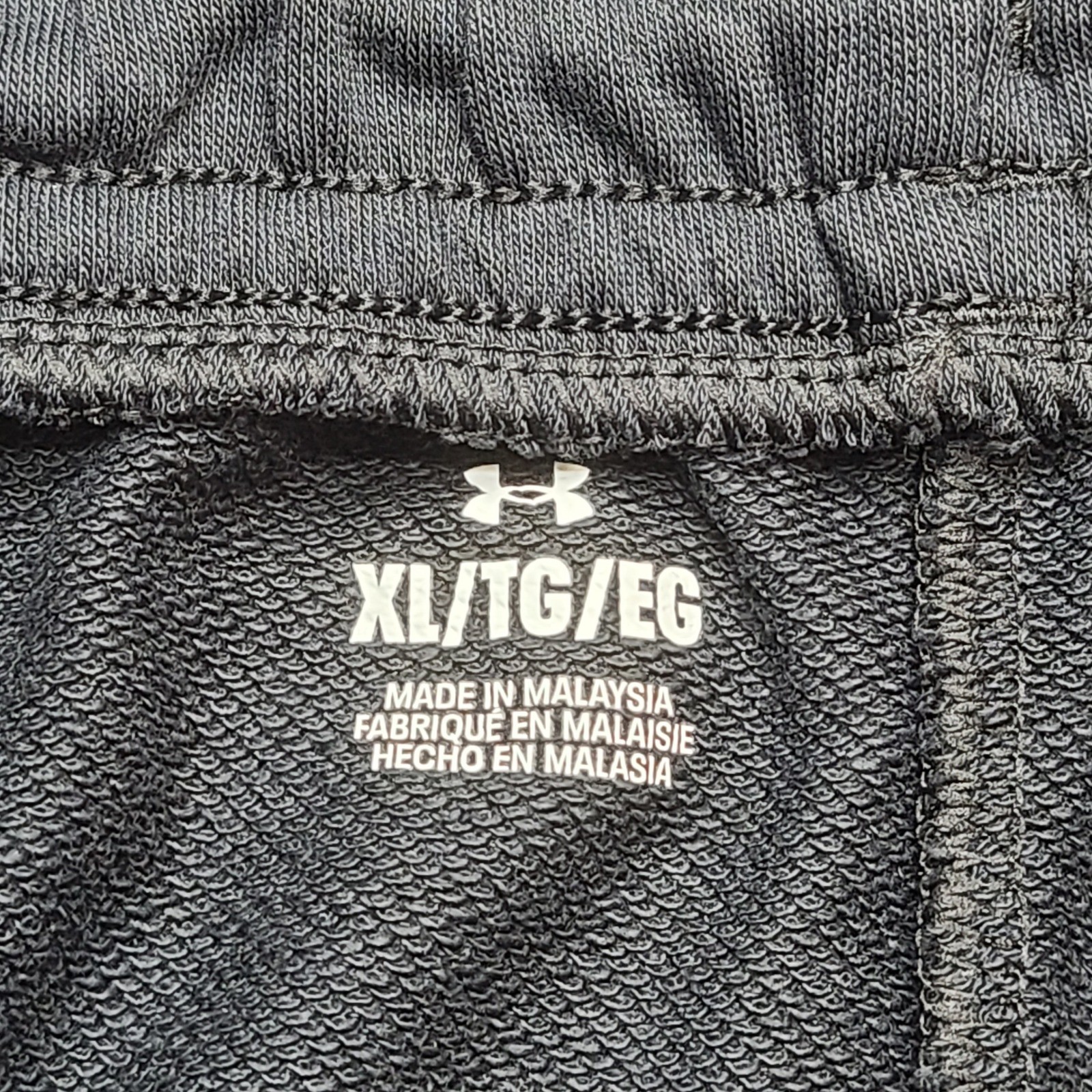 Under Armour Rival Terry Shorts Mens XL Black Athletic Gym 6in NWT