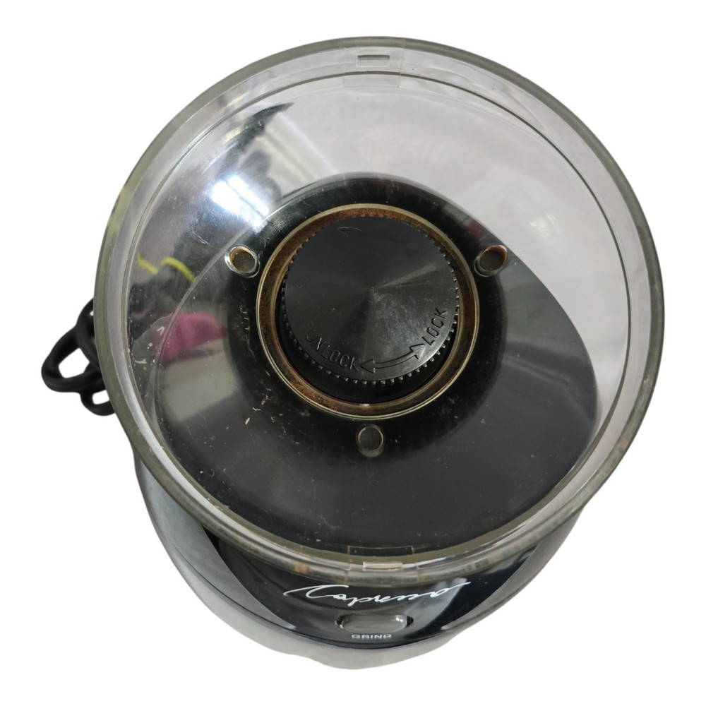 Capresso Burr Coffee Grinder Model 555 Black TESTED & WORKING!