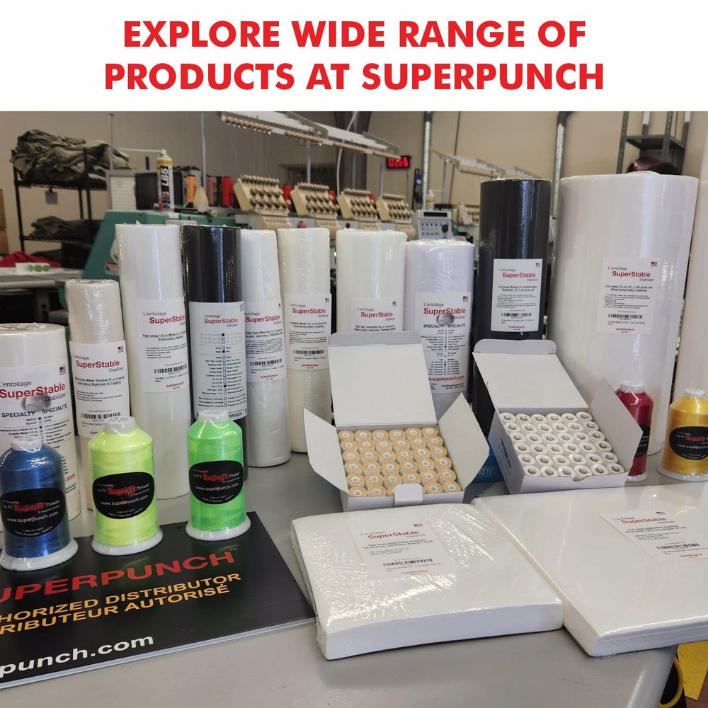 Super B Polyester Embroidery Thread, 40wt Large Spool 5000m, Embroidery Threa...