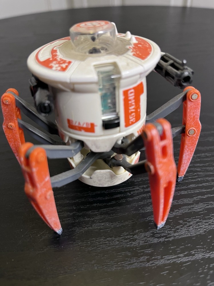 2 HEXBUG Battle Spiders Orange/White And Blue /grey- NO REMOTE