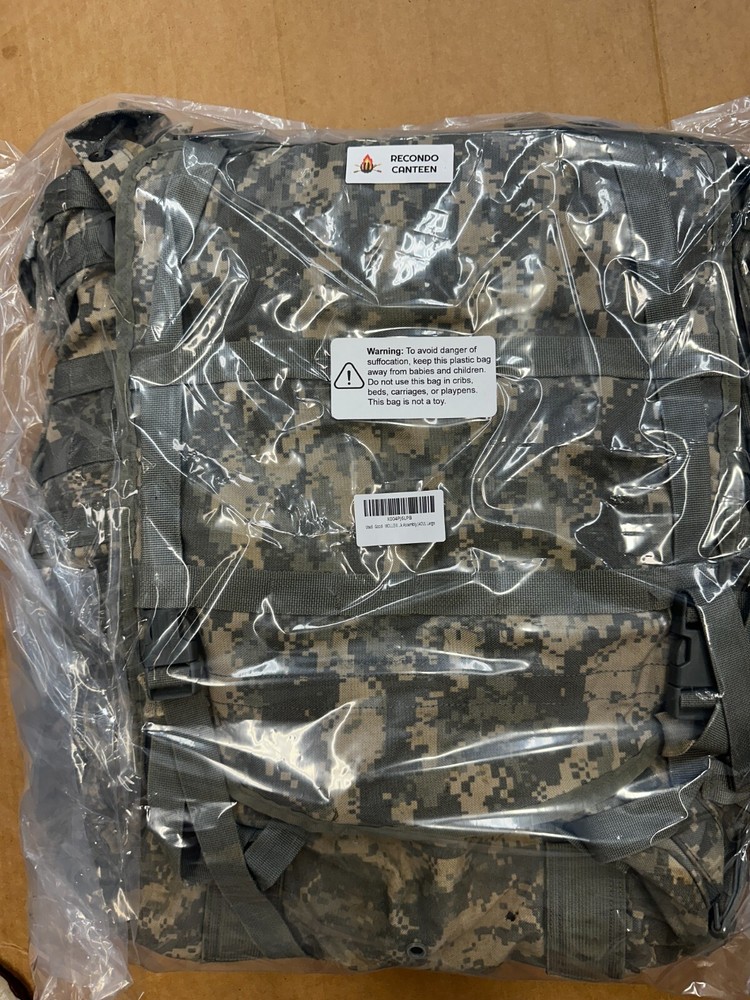 MOLLE II Large Rucksack Backpack Assembly - ACU Pattern, Military Issue