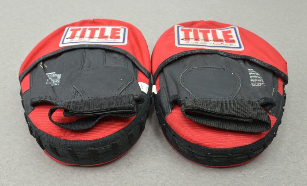 Title Boxing Classic Canvas Charge Punch Mitts
