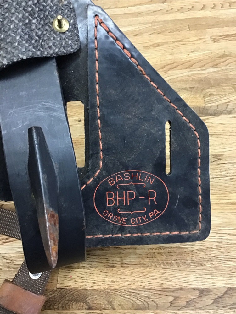 Buckingham Climbing Spike Single RIGHT Missing Upper Strap Sold As Is B-5