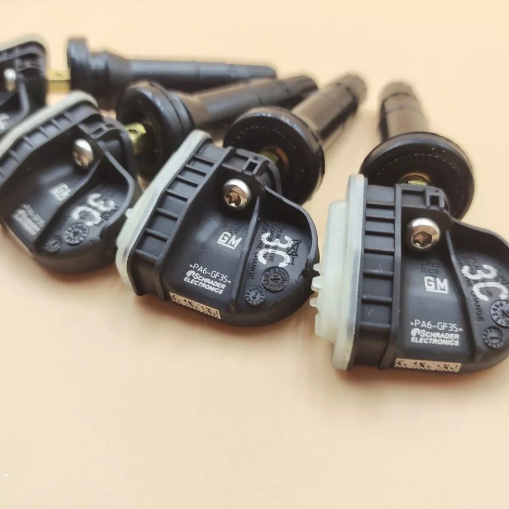 4PCS OEM TPMS 13540604 13528566 Tire Pressure Monitoring Sensor For Chevy Model