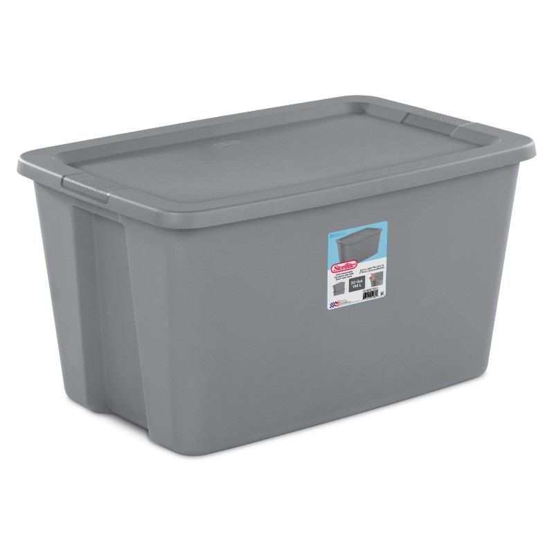 (2 pack) Sterilite Extra Large Storage Bin, 30 Gallon Plastic Storage Container