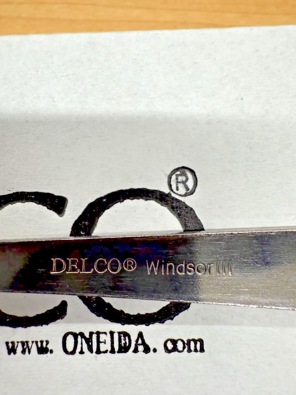 Oneida B401STSF Delco© Windsor III™ Stainless Steel Teaspoon Qty 36 Catering