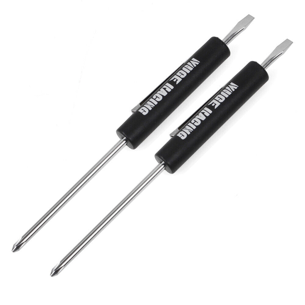 Mini Screwdriver Flat Tip with Phillips Top and Pocket Clip Same as Snap-on 2PCS