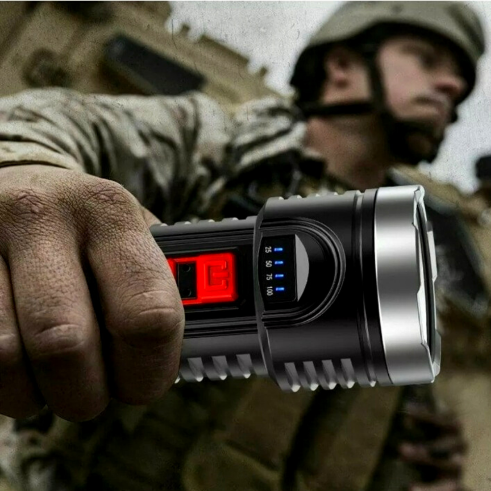 Super Bright 999000000 LM LED Torch Tactical Flashlight Lantern Rechargeable US